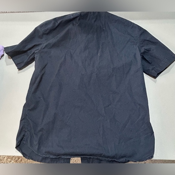 (3 for $15)  NWOT Divided Navy Blue Button Down (Men’s Medium) - Picture 2 of 3